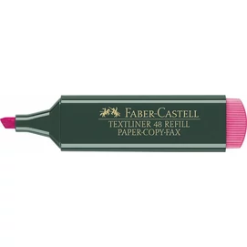 Szövegkiemelő, 1-5 mm, FABER-CASTELL, &quot;Textliner 48&quot;, rózsaszín