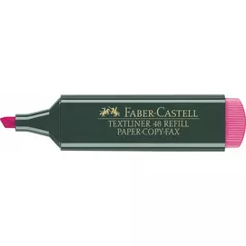 Szövegkiemelő, 1-5 mm, FABER-CASTELL, "Textliner 48", rózsaszín