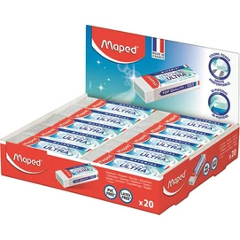 Radír display, papírtokkal, 20 db, MAPED &quot;Technic Ultra&quot;