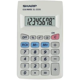 Zsebszámológép, 8 számjegy, SHARP &quot;EL-233S&quot;