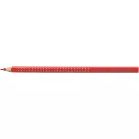 Színes ceruza, háromszögletű, FABER-CASTELL "Grip 2001", piros