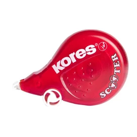 Hibajavító roller, 4,2 mm x 8 m, KORES &quot;Scooter&quot;, piros