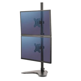 Monitortartó kar, FELLOWES, &quot;Seasa™ Dual Stacking&quot;, fekete