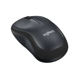 Egér, vezeték nélküli, optikai, USB, LOGITECH, &quot;M220 Silent&quot;, fekete