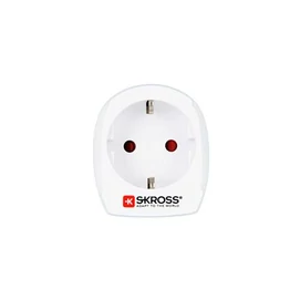 Adapter, Egyesült Királyságba utazóknak, földelt, SKROSS