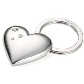 Kulcstartó, SWAROVSKI® kristályokkal, TROIKA, &quot;Girls best friends&quot; Shiny