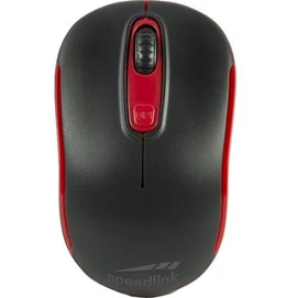 Egér, vezeték nélküli, optikai, USB, SPEEDLINK &quot;Ceptica&quot;, fekete és piros