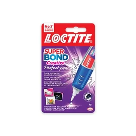 Pillanatragasztó, 3 g, HENKEL &quot;Loctite Super Bond CEATIVE Perfect Pen&quot;
