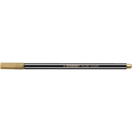 Filctoll, 1,4 mm, STABILO "Pen 68 metallic", arany