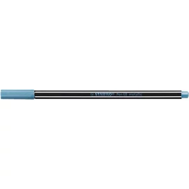 Filctoll, 1,4 mm, STABILO "Pen 68 metallic", metálkék