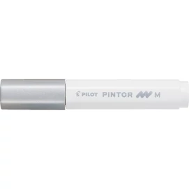 Dekormarker, 1,4 mm, PILOT &quot;Pintor M&quot;, ezüst