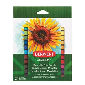Pasztell kréta, DERWENT &quot;Academy&quot;, 24 különböző szín