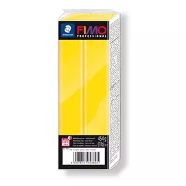 Gyurma, 454 g, égethető, FIMO "Professional", sárga