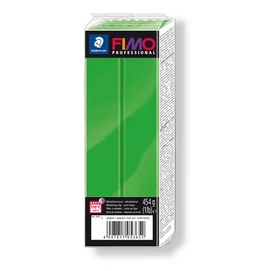 Gyurma, 454 g, égethető, FIMO &quot;Professional&quot;, fűzöld