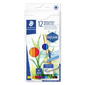 Akvarell ceruza készlet, hatszögletű, STAEDTLER® &quot;146 10C&quot;, 12 különböző szín