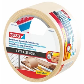 Ragasztószalag, kétoldalas, extra erős, 50 mm x 10 m, TESA &quot;Extra Strong&quot;