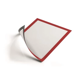 Infokeret, A4, mágneses, DURABLE &quot;DURAFRAME® MAGNETIC&quot;, piros
