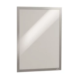 Infokeret, A3, öntapadó háttal, DURABLE &quot;DURAFRAME®&quot;, ezüst