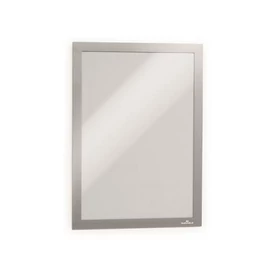 Infokeret, A4, öntapadó háttal, DURABLE &quot;DURAFRAME®&quot;, ezüst
