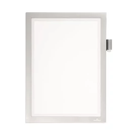 Infokeret, A4, öntapadó, jegyzetelhető, DURABLE DURAFRAME® &quot;NOTE&quot;, ezüst
