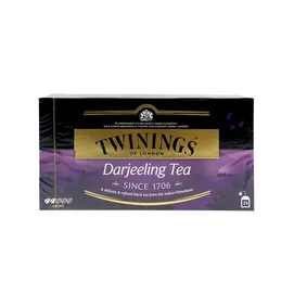 Fekete tea, 25x2 g, TWININGS &quot;Darjeeling&quot;