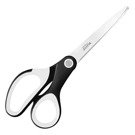 Olló, irodai, 20,5 cm, LEITZ &quot;Wow Titán&quot;, fekete