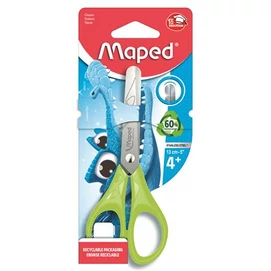 Olló, iskolai, 13 cm, MAPED &quot;Essentials Pulse&quot;, vegyes színek (szín nem választható)