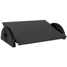 Lábtámasz, fém, WEDO &quot;Relax Steel&quot;, fekete