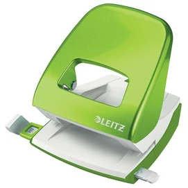Lyukasztó, kétlyukú, 30 lap, LEITZ &quot;Nexxt Wow&quot;, zöld