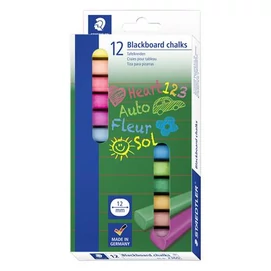 Táblakréta, szögletes, 12 darabos, STAEDTLER® &quot;2360&quot;, vegyes színek