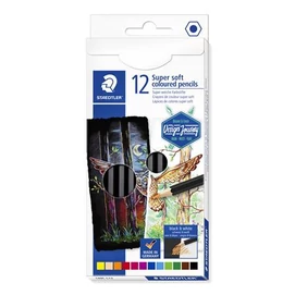 Színes ceruza készlet, hatszögletű, STAEDTLER &quot;149 C, 12 különböző szín