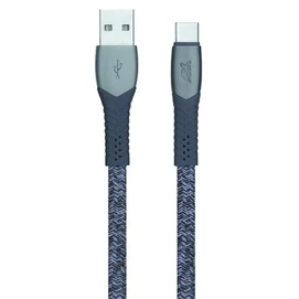 USB kábel, USB - USB-C, 1,2 m, RIVACASE &quot;PS6102&quot;, szürke