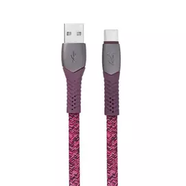 Usb kábel, USB - USB-C, 1,2 m, RIVACASE "PS6102", piros