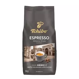 Kávé, pörkölt, szemes, 1000 g, TCHIBO "Milano"