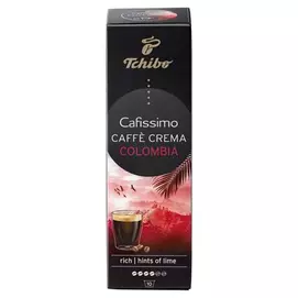 Kávékapszula, 10 db, TCHIBO &quot;Cafissimo Caffé Crema Colombia&quot;