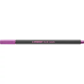 Filctoll, 1,4 mm, STABILO &quot;Pen 68 metallic&quot;, metál rózsaszín