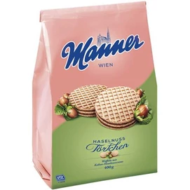 Mogyorós ostya, 400 g, &quot;Manner Törtchen&quot;