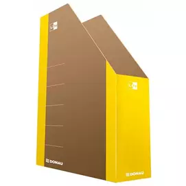 Iratpapucs, karton, 80 mm, DONAU &quot;Life&quot;, neon sárga