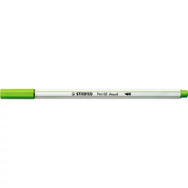 Ecsetirón, STABILO &quot;Pen 68 brush&quot;, fűzöld
