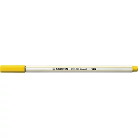 Ecsetirón, STABILO &quot;Pen 68 brush&quot;, sárga