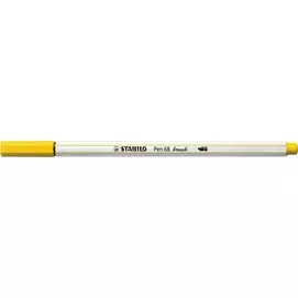 Ecsetirón, STABILO "Pen 68 brush", sárga