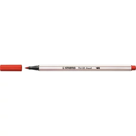 Ecsetirón, STABILO &quot;Pen 68 brush&quot;, piros