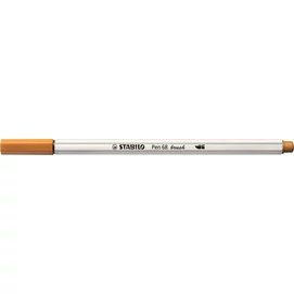 Ecsetirón, STABILO &quot;Pen 68 brush&quot;, okkersárga