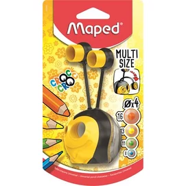 Hegyező, kétlyukú, tartályos, MAPED &quot;Croc Croc&quot;, méhecske