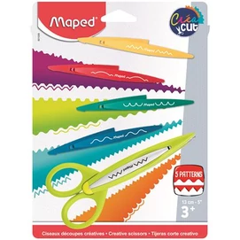 Olló, cikkcakk, MAPED &quot;Créa Cut&quot;, 5 különböző minta
