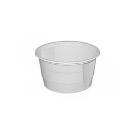 Műanyag gulyás tányér, 750 ml, 50 db, fehér