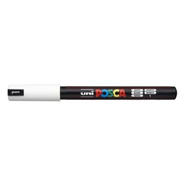 Dekormarker, 0,7 mm, UNI &quot;Posca PC-1MR&quot;, fehér