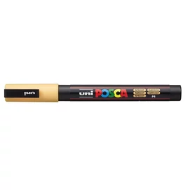 Dekormarker, 0,9-1,3 mm, UNI &quot;Posca PC-3M&quot;, barack