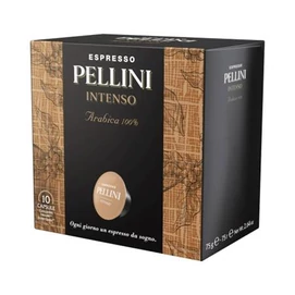 Kávékapszula, Dolce Gusto kompatibilis, 10 db, PELLINI, &quot;Intenso&quot;