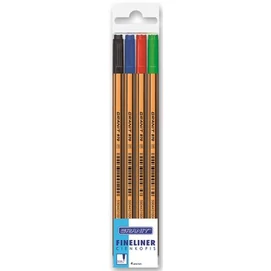Tűfilc készlet, 0,4 mm, GRANIT &quot;C970&quot;, 4 különböző szín